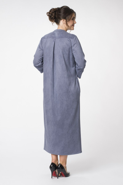 Платье Melissena 918 серый - фото 2