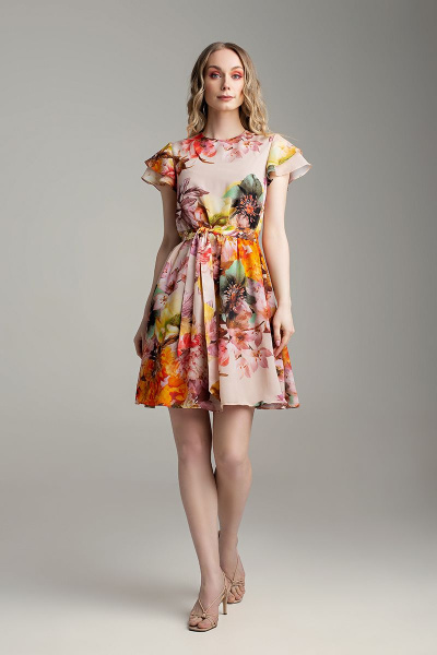 Платье MARIKA 422 цветной_принт - фото 1