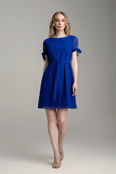 Платье MARIKA 423 синий - фото 3