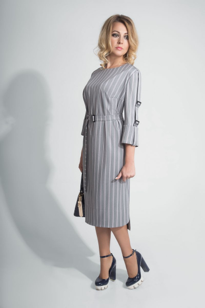 Платье ElPaiz 357 серый - фото 1
