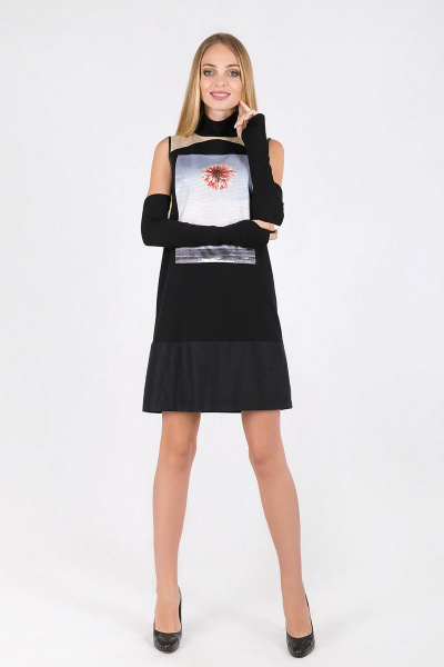 Платье Daloria 1440 черный - фото 1