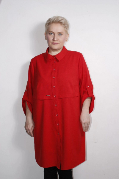 Блуза MIRSINA FASHION 14470305 красный - фото 1