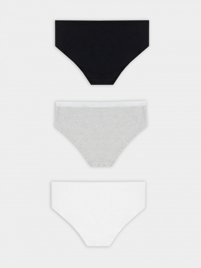 Трусы Mark Formelle 417749-3/25-15-36907Б-5 белый_серый_меланж_4306_А_черный - фото 1