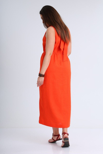 Платье MALI 421-054 оранжевый - фото 8