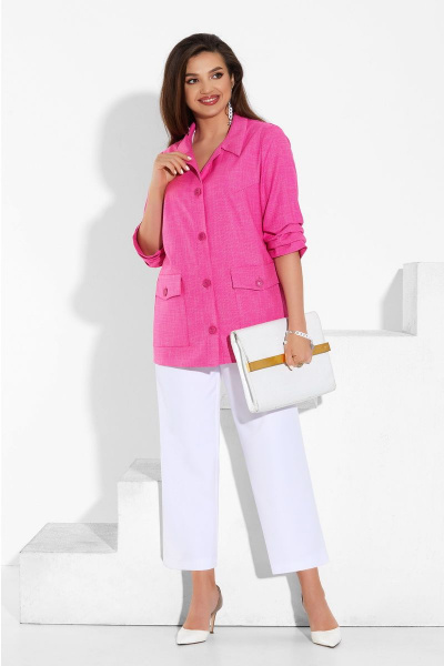 Блуза, брюки, жакет Lissana 4264 розовый - фото 7