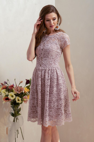 Платье Condra 4318 розовый - фото 3