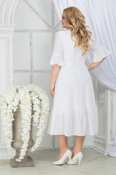 Платье Ninele 5832 белый - фото 2