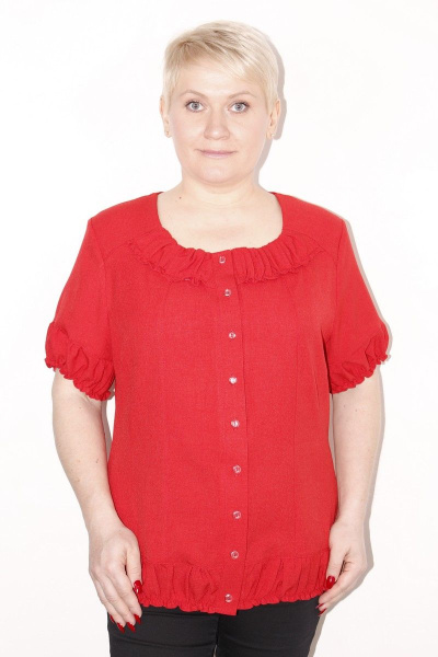 Блуза MIRSINA FASHION 12350305 красный - фото 1