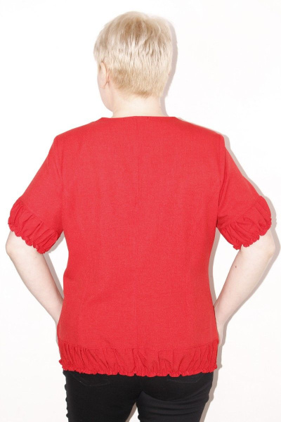 Блуза MIRSINA FASHION 12350305 красный - фото 2