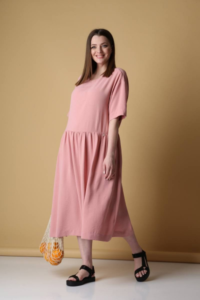 Платье Bliss 655 розовый - фото 1