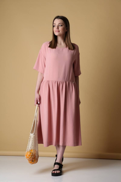 Платье Bliss 655 розовый - фото 4