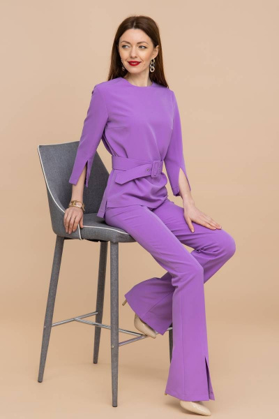 Блуза, брюки Domna 16070 пурпур - фото 5