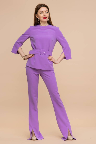 Блуза, брюки Domna 16070 пурпур - фото 2