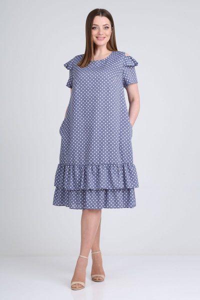 Платье ELGA 01-700 синий - фото 1
