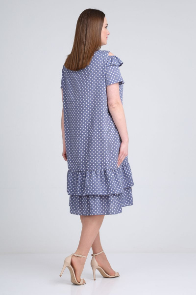 Платье ELGA 01-700 синий - фото 2