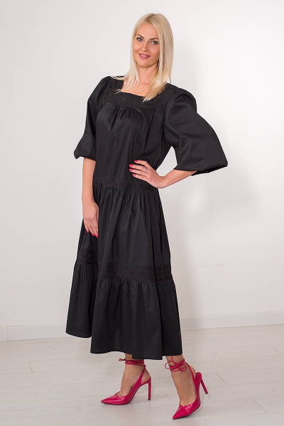 Платье Avila 0855 черный - фото 1