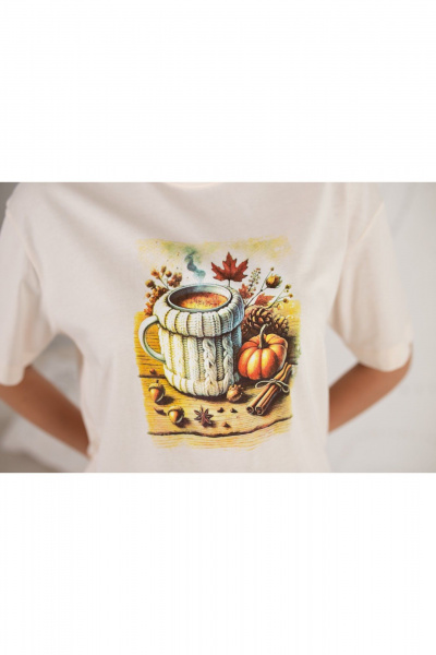 Брюки, футболка Купалинка 37301G.158-164 к.св.персик,набивка - фото 6