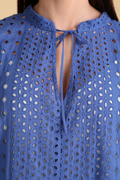 Платье Verita 2102 синий - фото 7