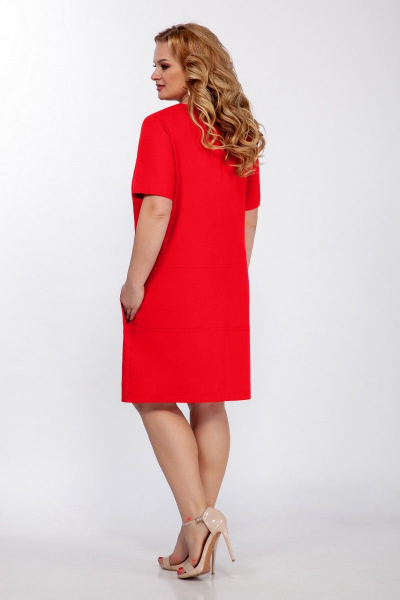 Платье LaKona 1372-1 красный - фото 2