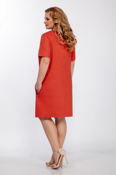 Платье LaKona 1372-1 морковно-коралловый - фото 2