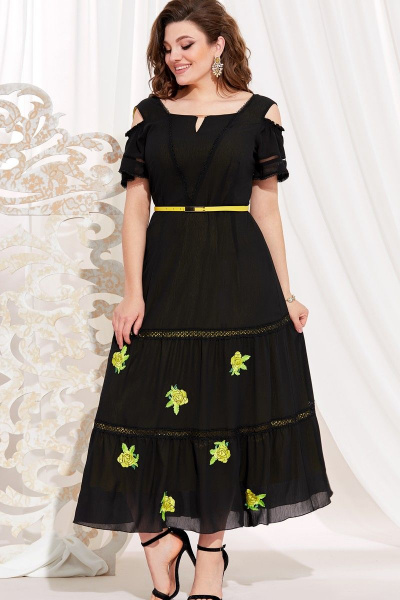 Платье Vittoria Queen 13683 черный - фото 1