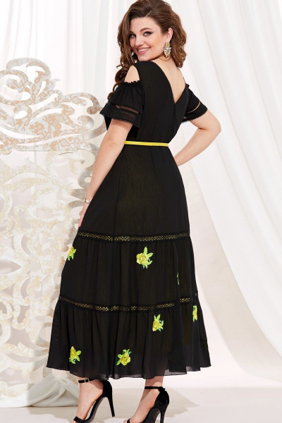 Платье Vittoria Queen 13683 черный - фото 2