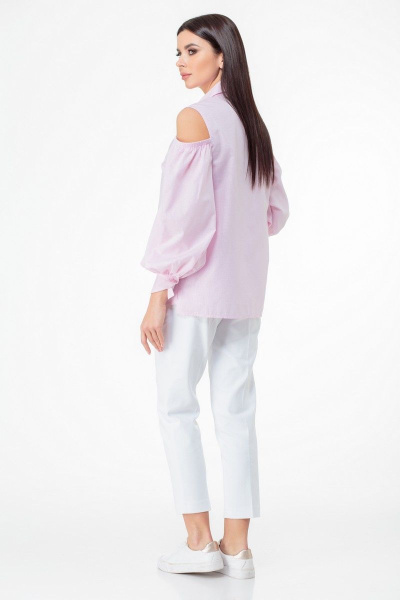 Блуза Anelli 1003 розовый - фото 3