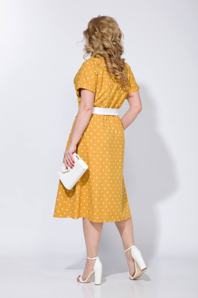 Платье Liliana 945 желтый - фото 4