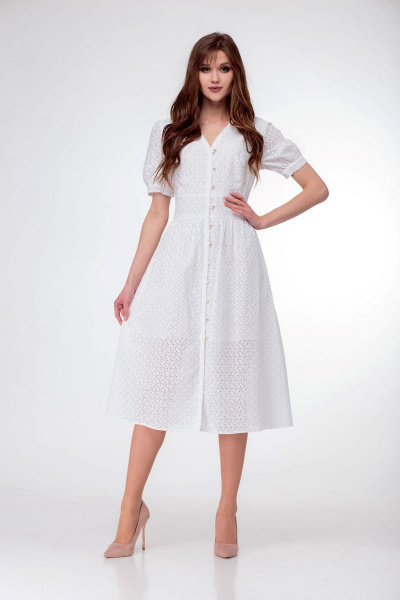 Платье AMORI 9525 молочный - фото 1