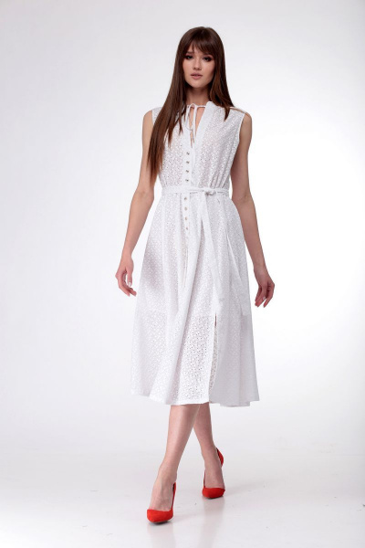Платье AMORI 9529 молочный - фото 2