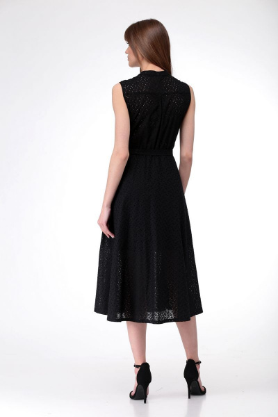 Платье AMORI 9529 черный - фото 3