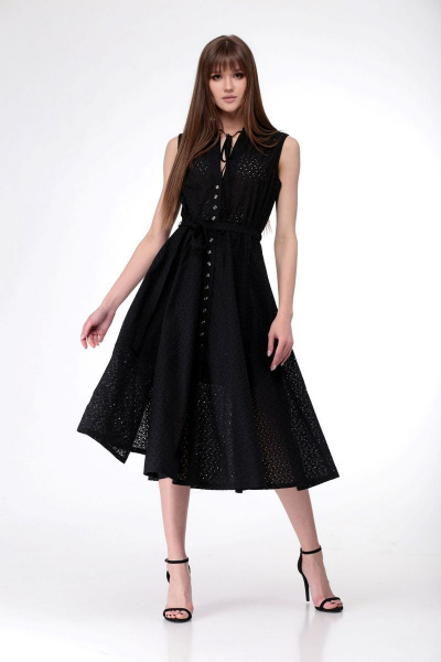 Платье AMORI 9529 черный - фото 1