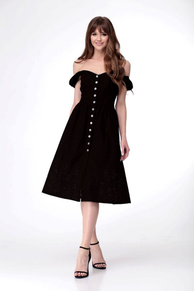 Платье AMORI 9530 черный - фото 1