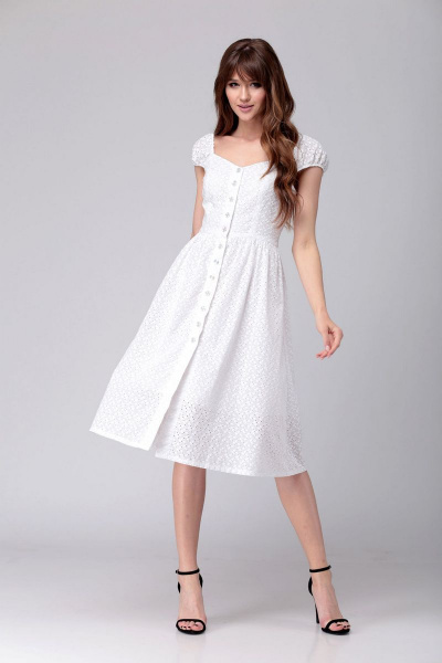 Платье AMORI 9530 молочный - фото 3