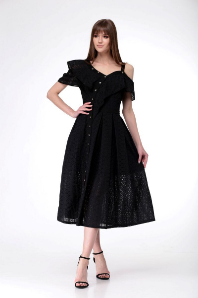 Платье AMORI 9531 черный - фото 1