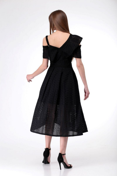 Платье AMORI 9531 черный - фото 2