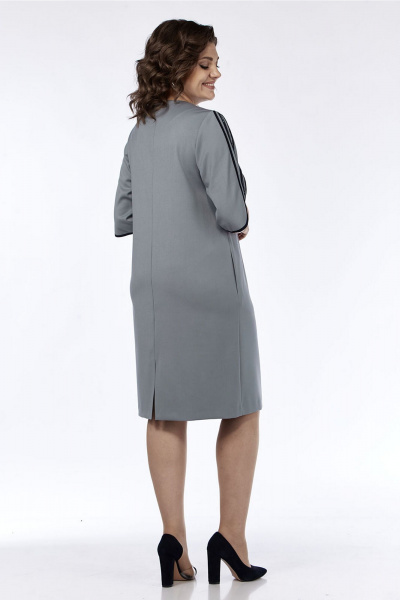 Платье Lady Style Classic 2894 серый_тон - фото 6