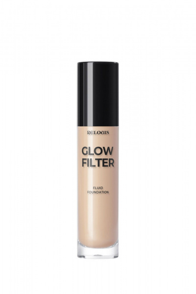  Relouis Glow Filter Fluid Foundation Light Beige - фото 2