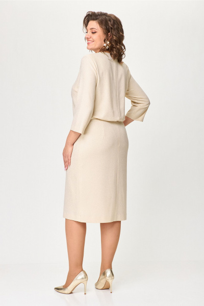 Платье Lady Style Classic 2903 бежевый - фото 4