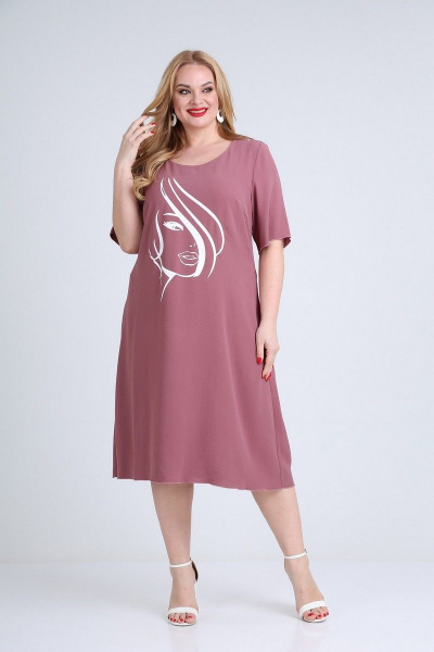 Платье Mamma Moda M-703 розовый - фото 2