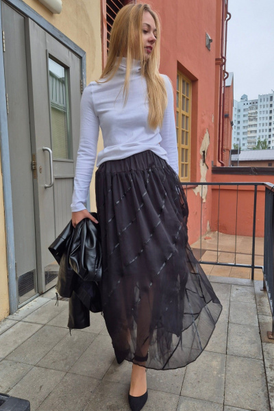 Юбка Shymoda 445-25 черный - фото 1