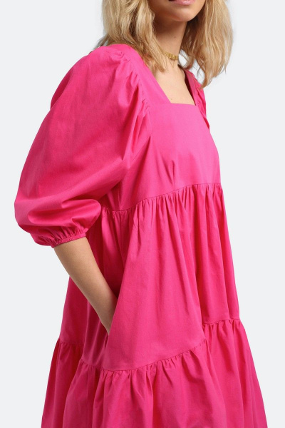 Платье PiRS 2814 ярко-розовый - фото 3