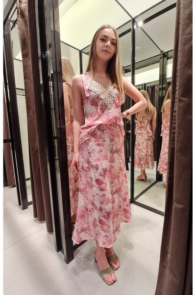 Топ, юбка Shymoda 1422-20 светло-розовый - фото 1