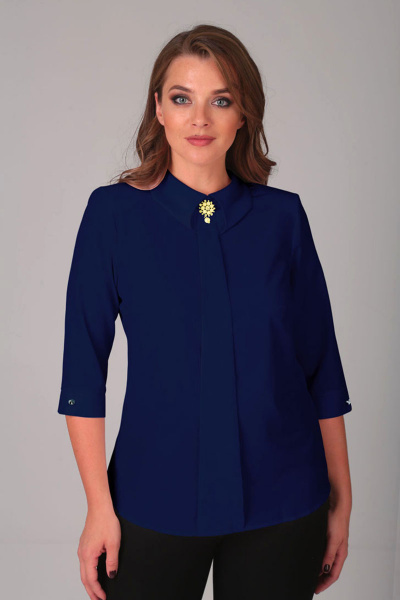 Блуза Таир-Гранд 62196-1 т.синий - фото 1