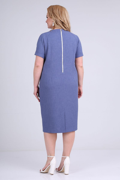 Платье ELGA 01-702 синий - фото 2