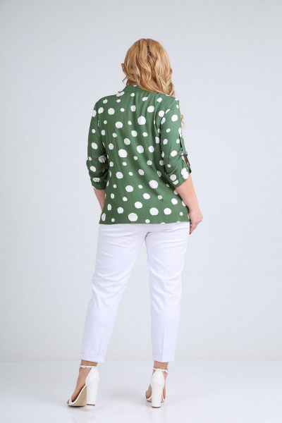 Блуза Mamma Moda М-479 зеленый - фото 5