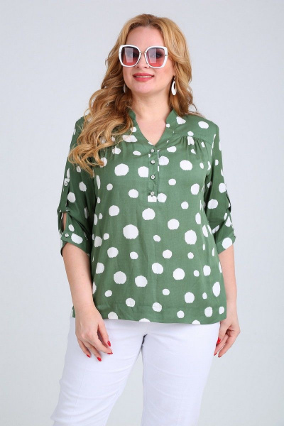 Блуза Mamma Moda М-479 зеленый - фото 1