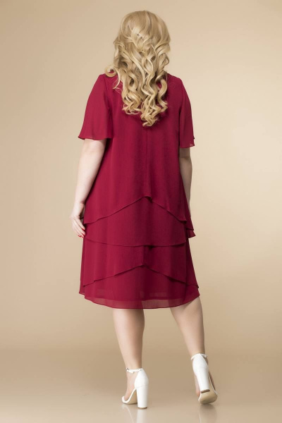 Платье Romanovich Style 1-2136 бордо - фото 3
