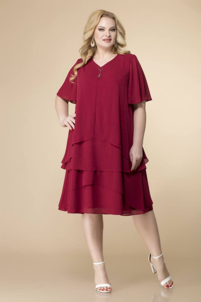 Платье Romanovich Style 1-2136 бордо - фото 2