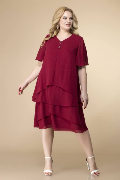 Платье Romanovich Style 1-2136 бордо - фото 1